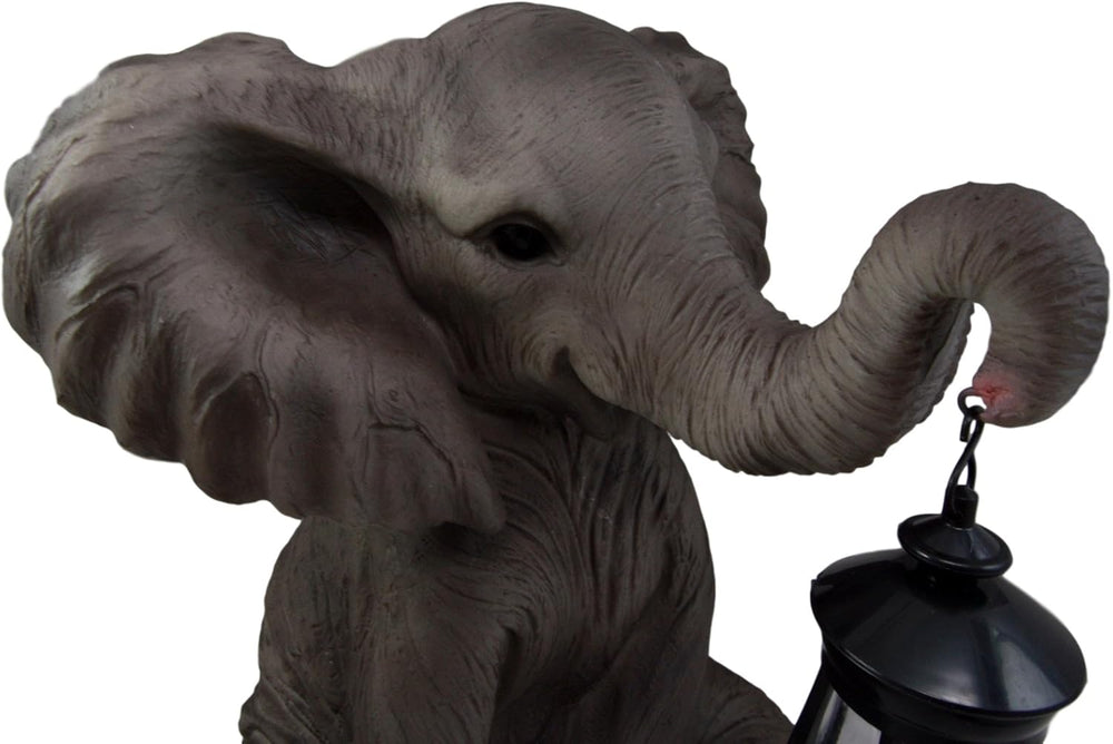 Ebros Safari Savanna Wildlife Animal Melee Adorable Pachy Elephant Statue Hom...