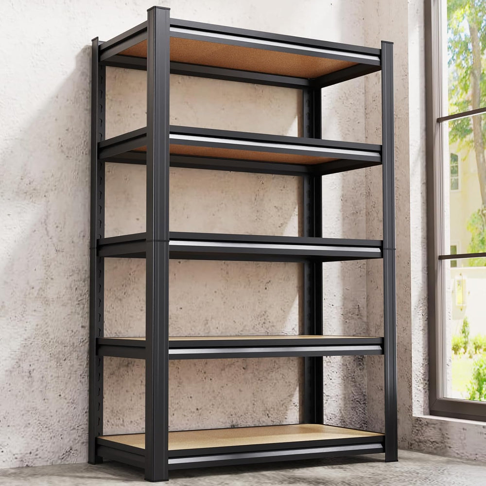 71.2"H Garage Shelving, 5-Tier Heavy Duty Metal Storage Shelves