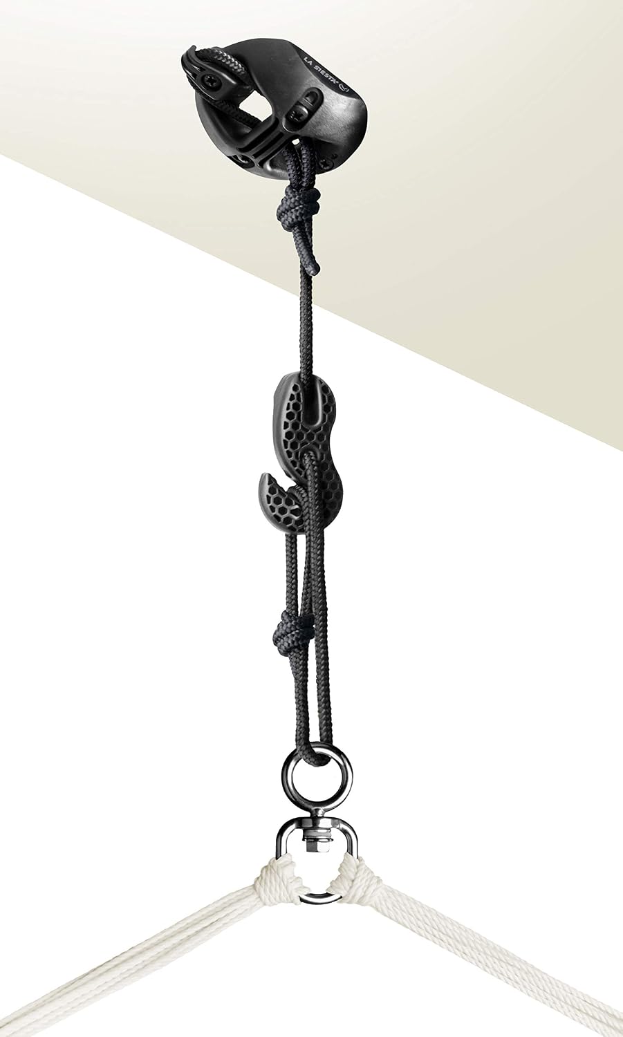 LA SIESTA CasaMount Black - Multipurpose Suspension Set for Hammocks Swing Ch...