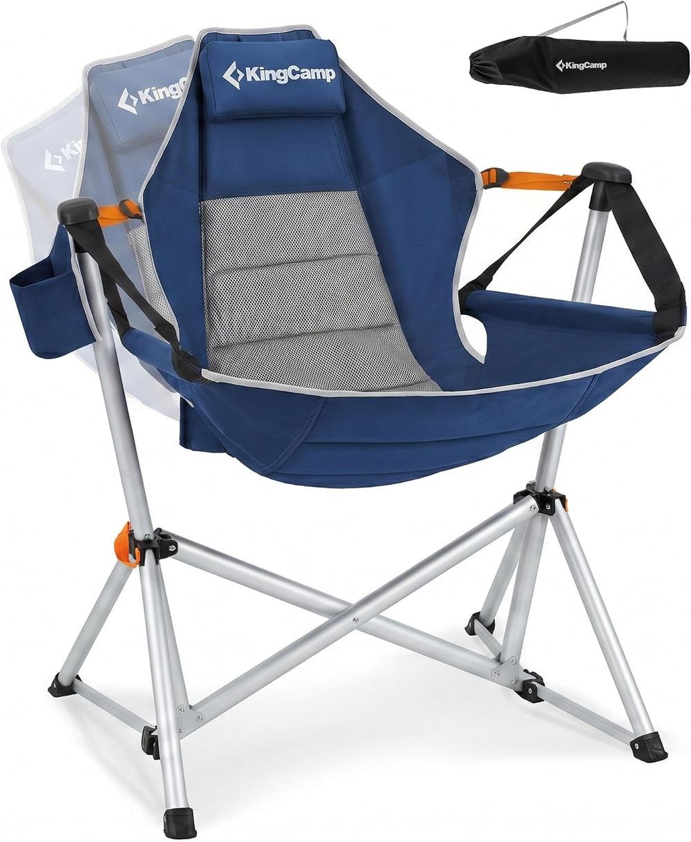 KingCamp Hammock Camping Chair, 10.3lbs Aluminum Lightweight Swing Chairs