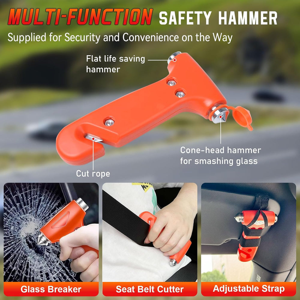 Roadside Emergency car kit for Vehicles, Car First Aid Emergency kit with Por...