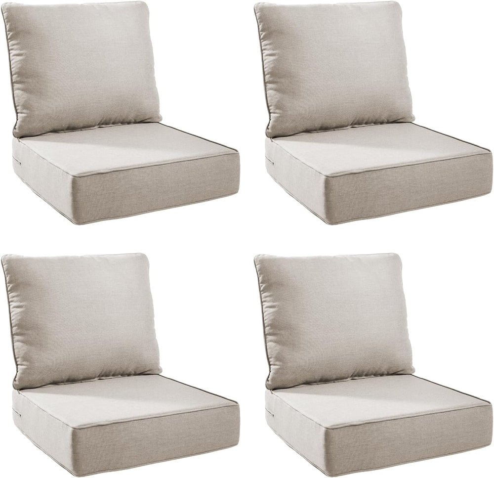 Outdoor Cushion Set for Furniture Patio Furniture, UV Resistant, Water Resist...