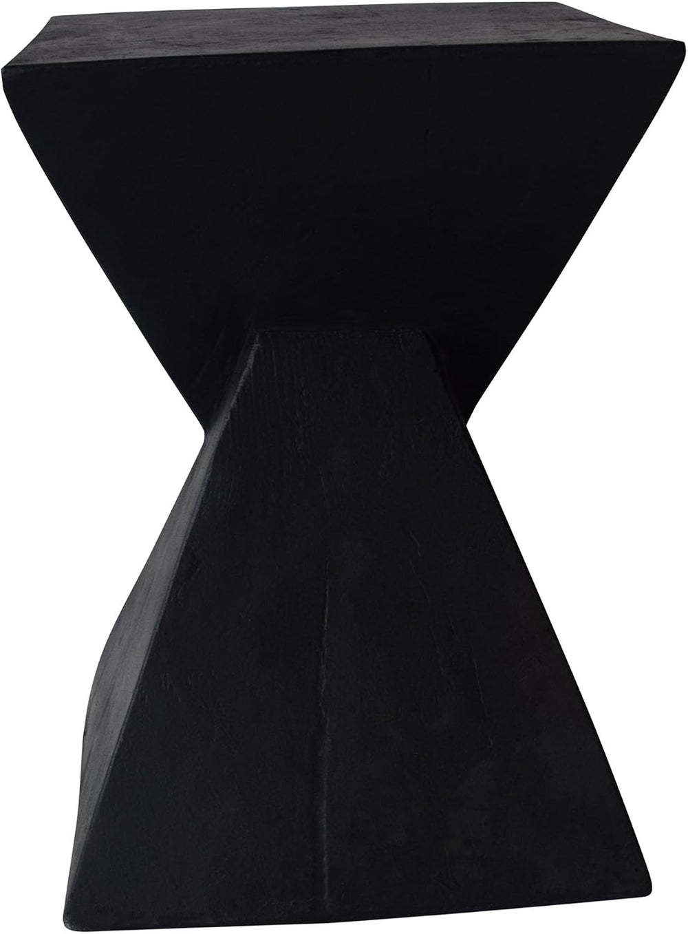 Christopher Knight Home Kajsa Outdoor Lightweight Concrete Accent Table, Black