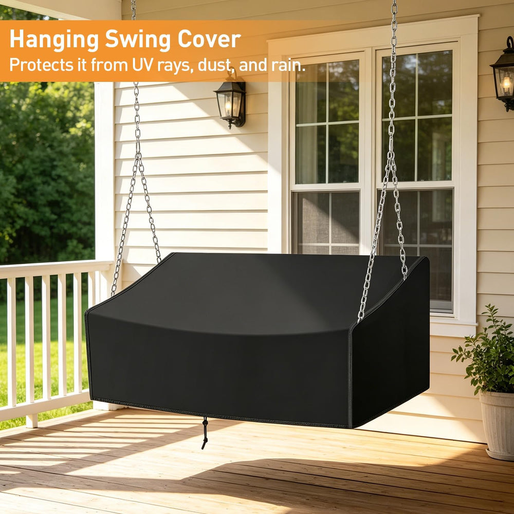 Porch Swing Cover,73 Inch Waterproof Outdoor Hanging Swing Cover