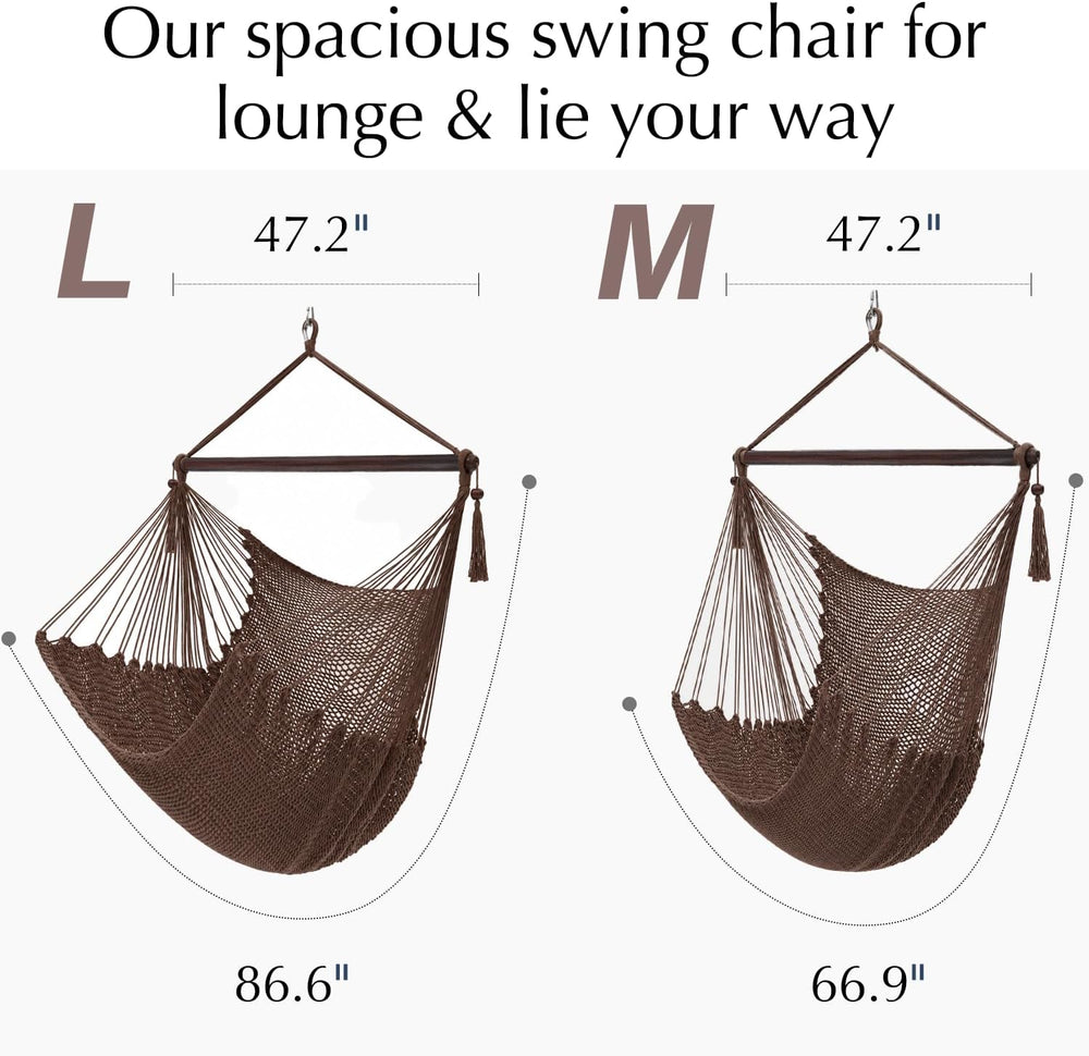 Caribbean Hammock Chair, Hanging Swing Tree Chair