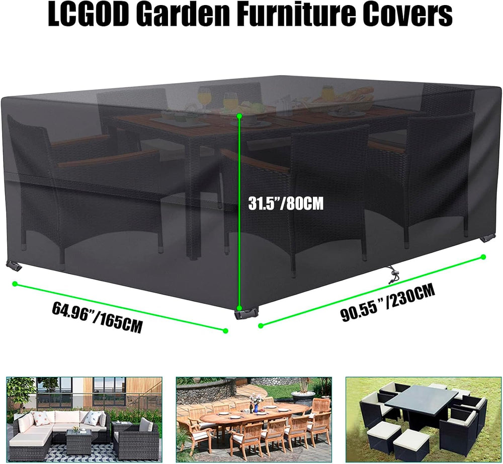 Patio Furniture Cover,Outdoor Furniture Cover Waterproof 90*65*31 In