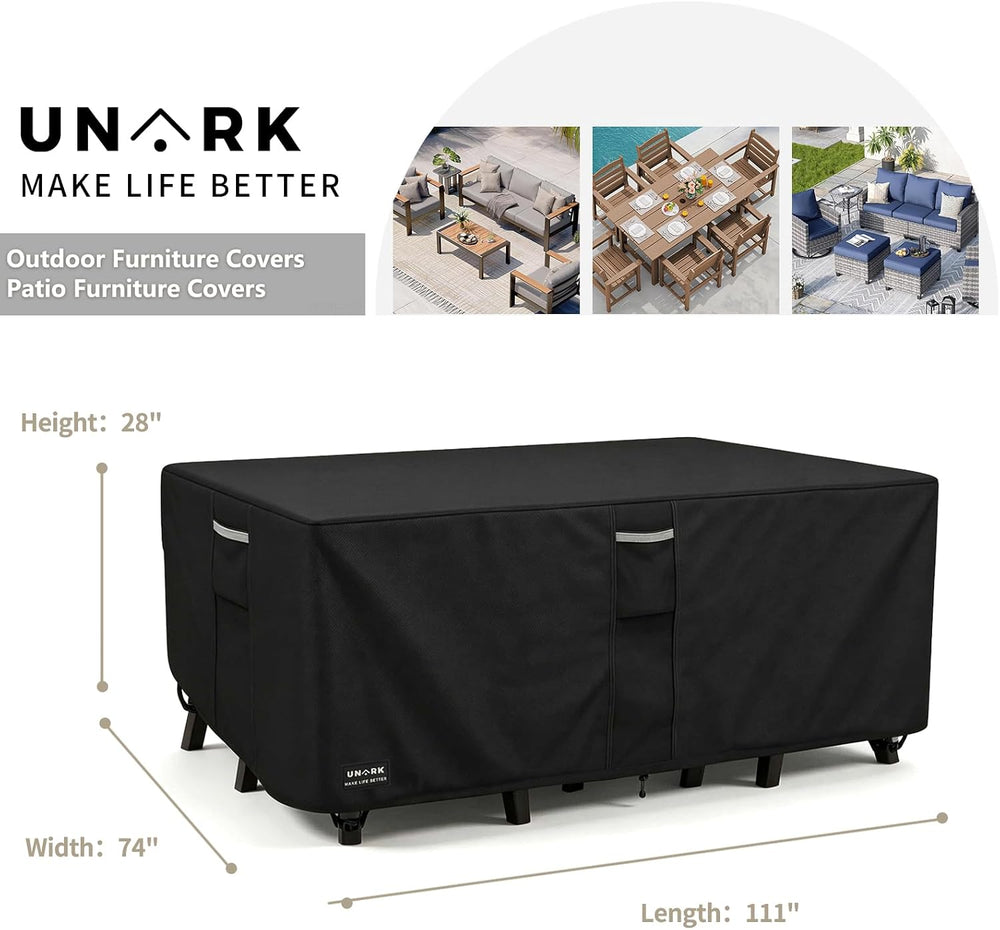 Outdoor Furniture Covers Waterproof for Patio Furniture Set, Heavy Duty 600D ...