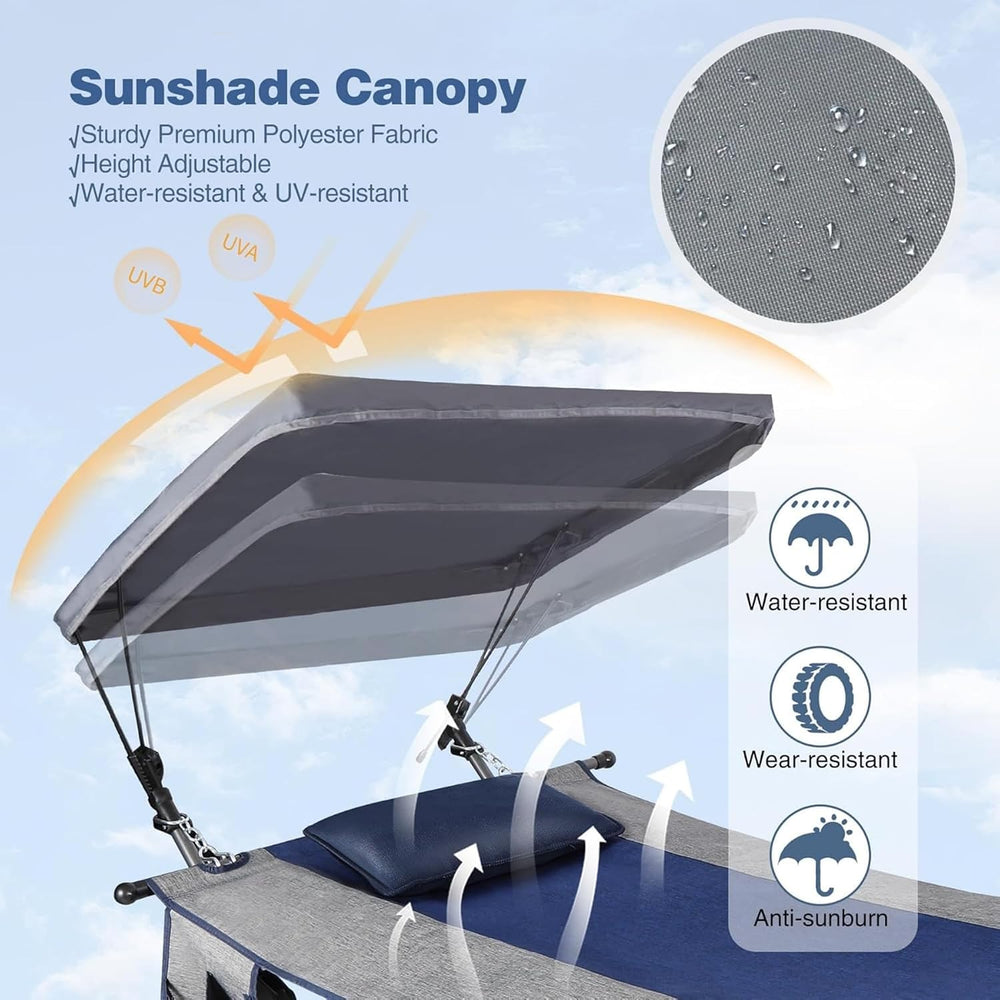RedSwing Camping Hammock with Stand, Portable Hammock with Removable Canopy