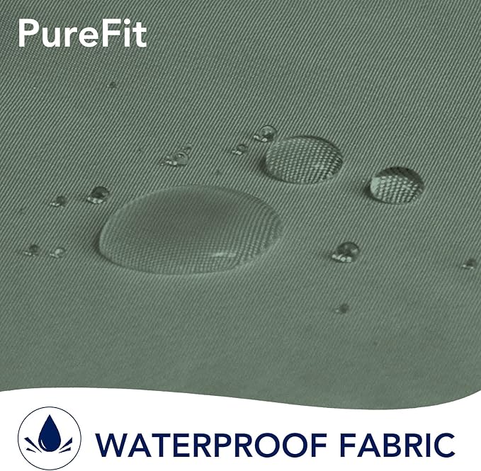 PureFit Outdoor Curtains for Patio Waterproof Weatherproof, UV Resistant Outs...