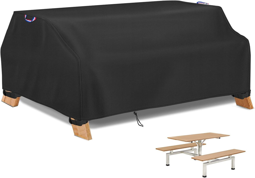 96 Inch Picnic Table Cover for 8 ft Outdoor Picnic Table Bench Set