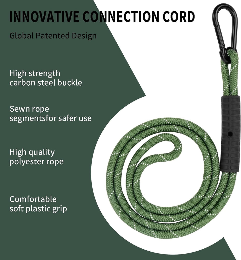 Heavy Duty Tree Swing Ropes, Hammock Tree Straps Hanging Kit, for Outdoor Swi...
