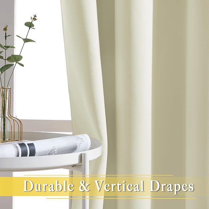 NICETOWN Room Darkening Curtain for Sliding Glass Door, Blackout Patio Door C...