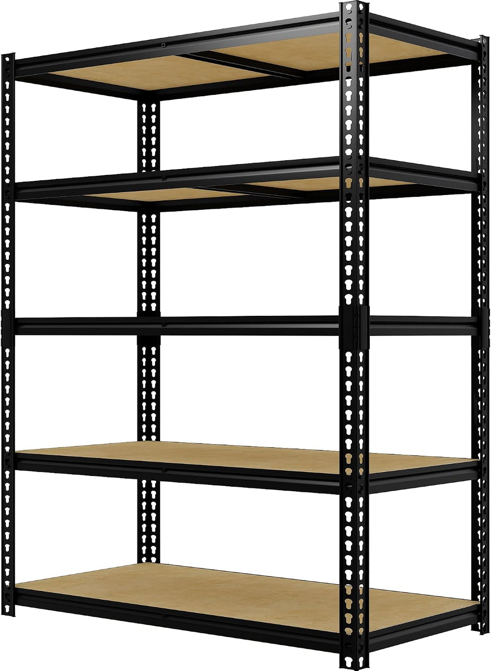 Heavy Duty Garage Storage Shelves 5-Tier Metal Adjustable Shelving Unit Stora...