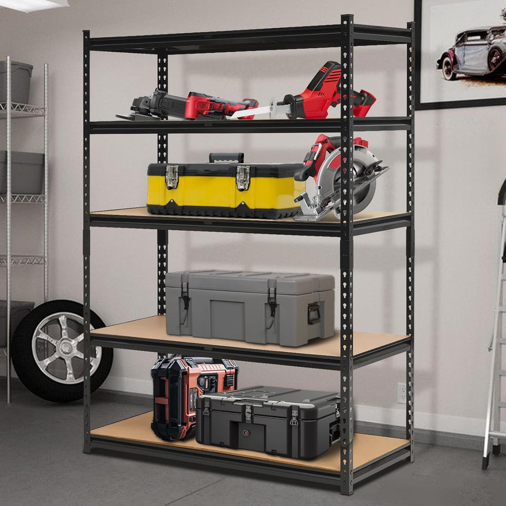 Heavy Duty Garage Shelving Units,5-Tier Adjustable Storage Shelves