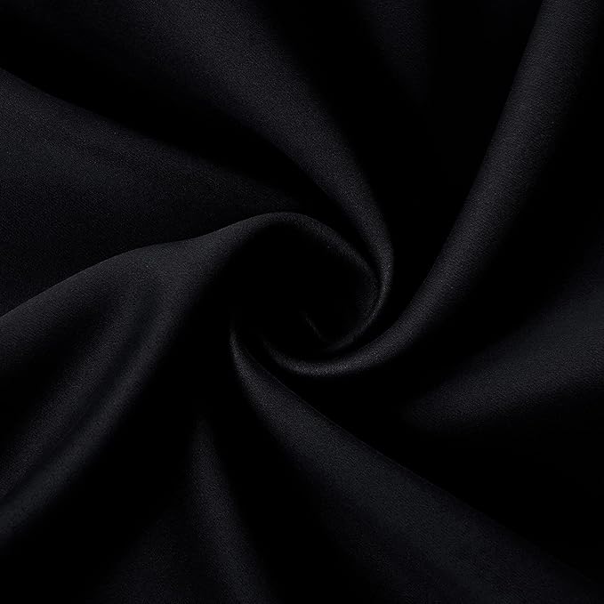Waterproof Outdoor Curtain W105 x L108 - Grommet Top Sunlight Blocking Window...