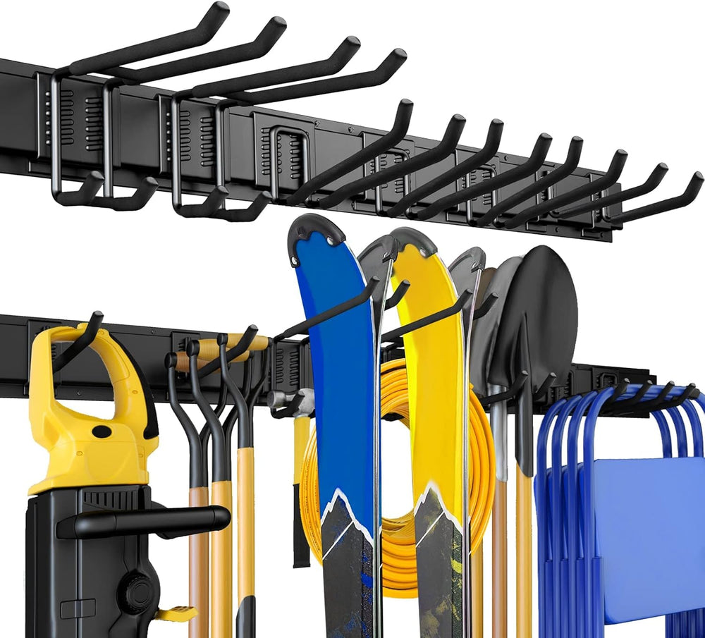 UUP 48" Garage Tool Organizer Wall Mount, 440lbs Garden Garage Storage G...