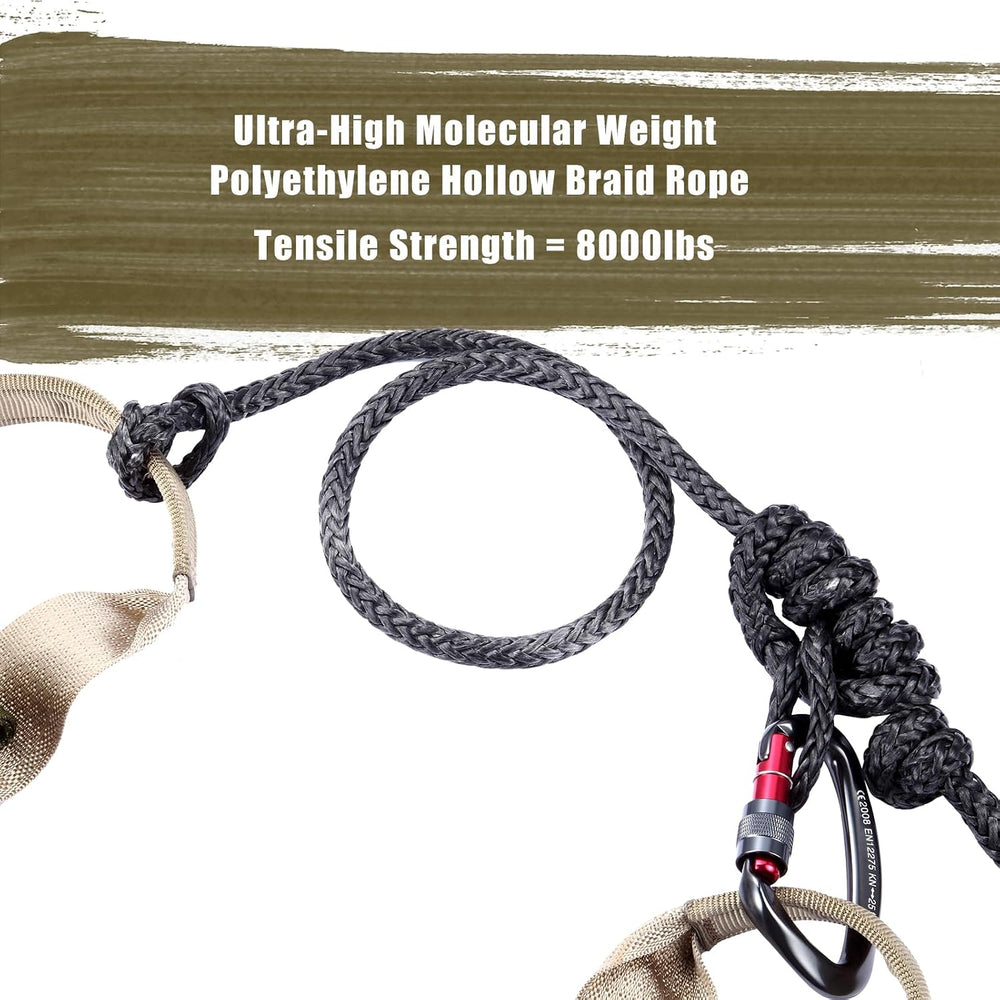 UIIHUNT Tree Saddle, The Gen 1 Hunting Saddle, Lightweight Hammock Tree Saddl...