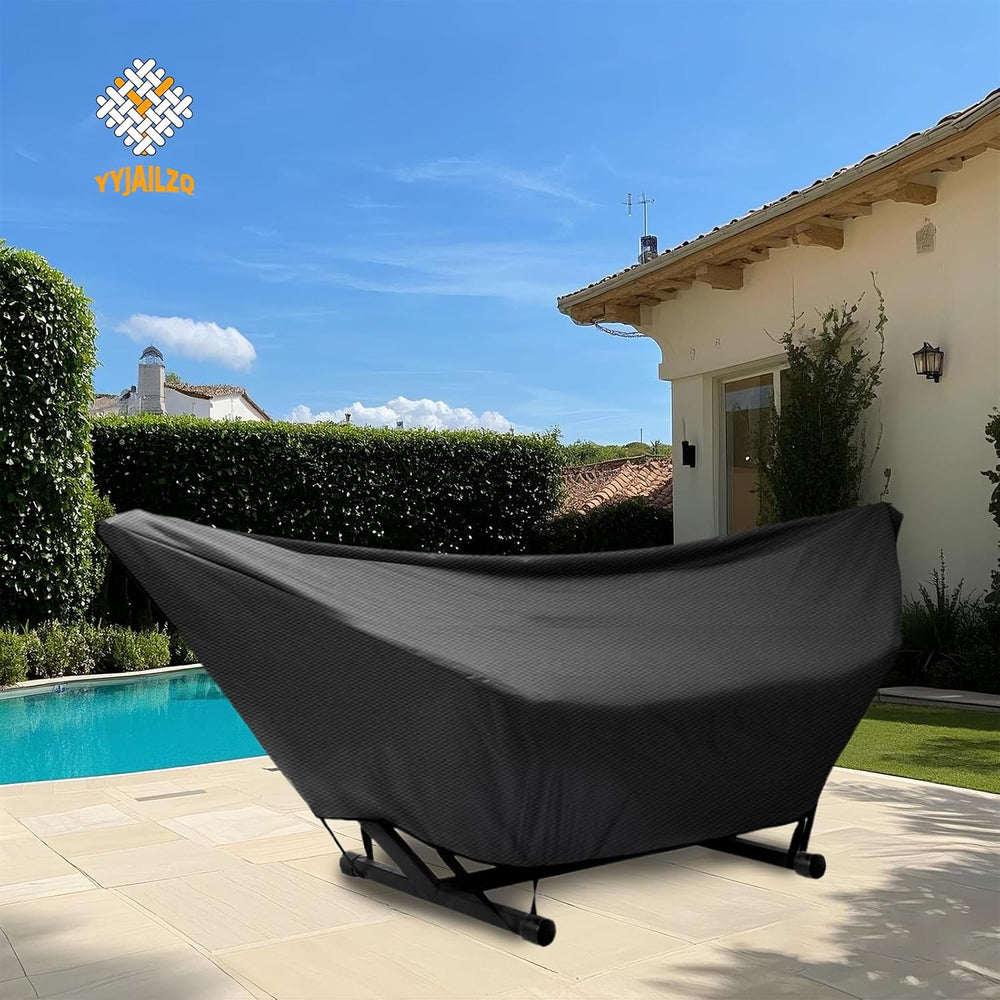 Hammock Cover Waterproof,10-15FT Outdoor Hammock Covers with Elastic Ropes,Ad...