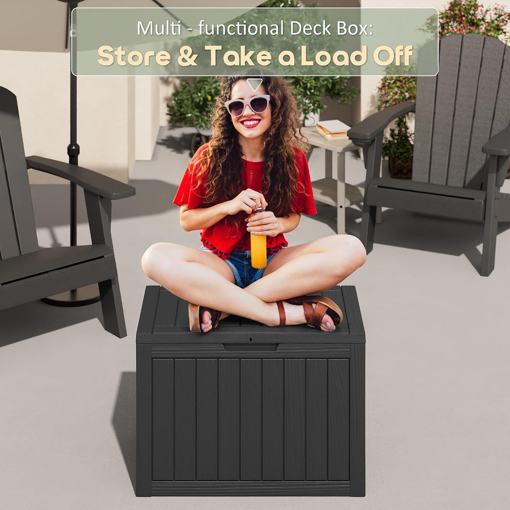 55 Gallon Package Delivery Box for Outside, Waterproof Storage Box with Locka...