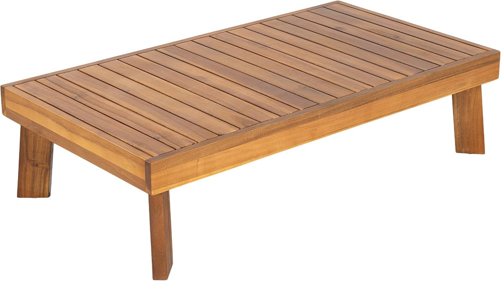 Christopher Knight Home Jetta Outdoor Coffee Table, Acacia Wood Accent Table ...