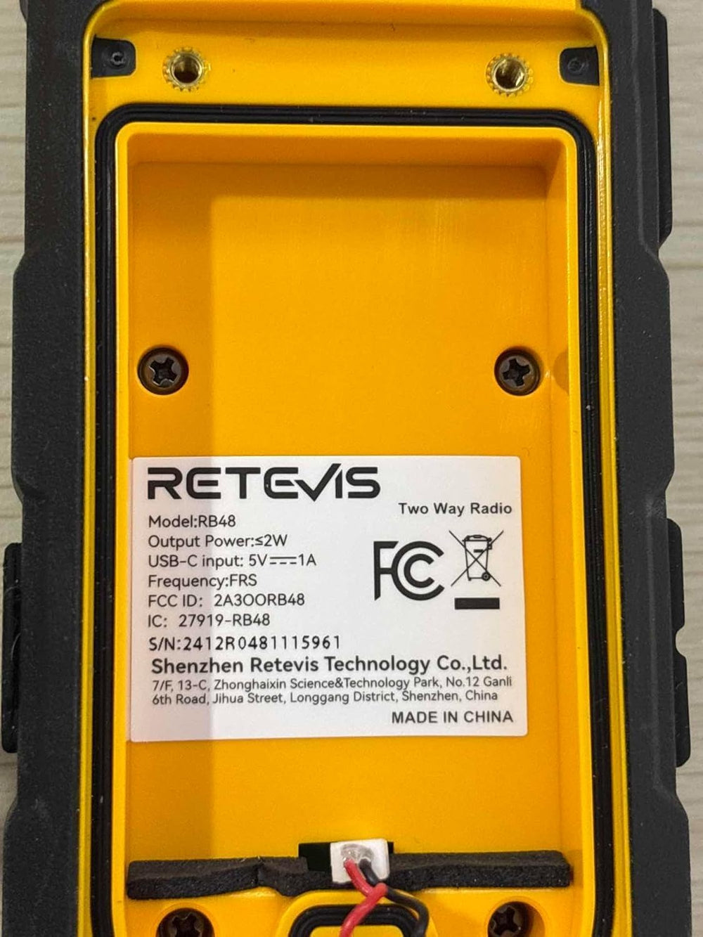 Retevis RB48 Construction Walkie Talkies Long Range,MIL-STD-810H Durablity