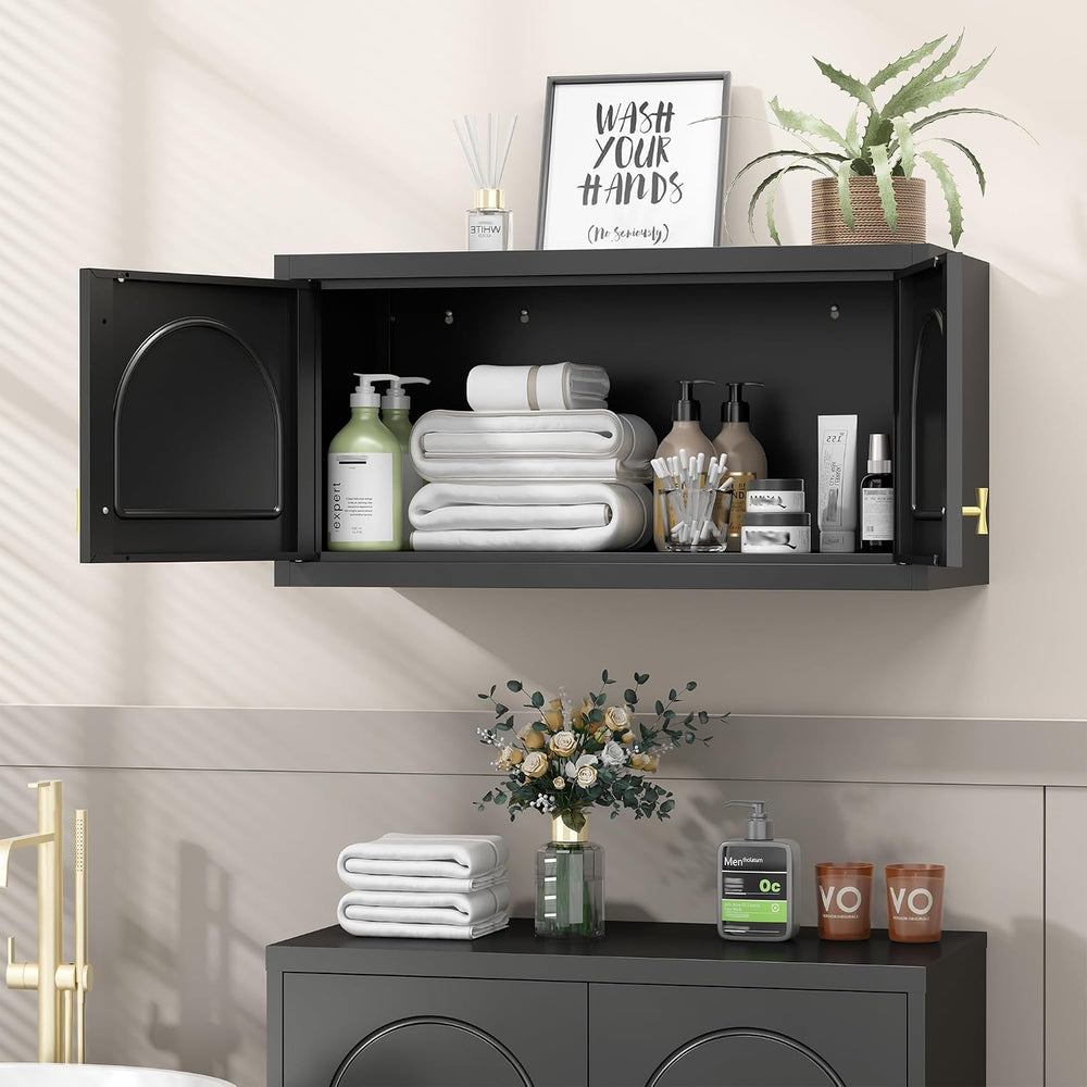 Metal Wall Cabinet,Upper Cabinet for Large Storage Cabinet