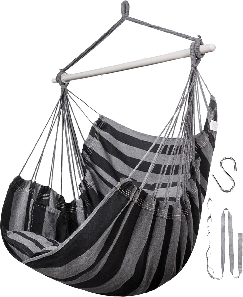 Lulladle Hammock Chair Hanging Rope Swing - Hammock Chair Bedrooms - Swing Ch...