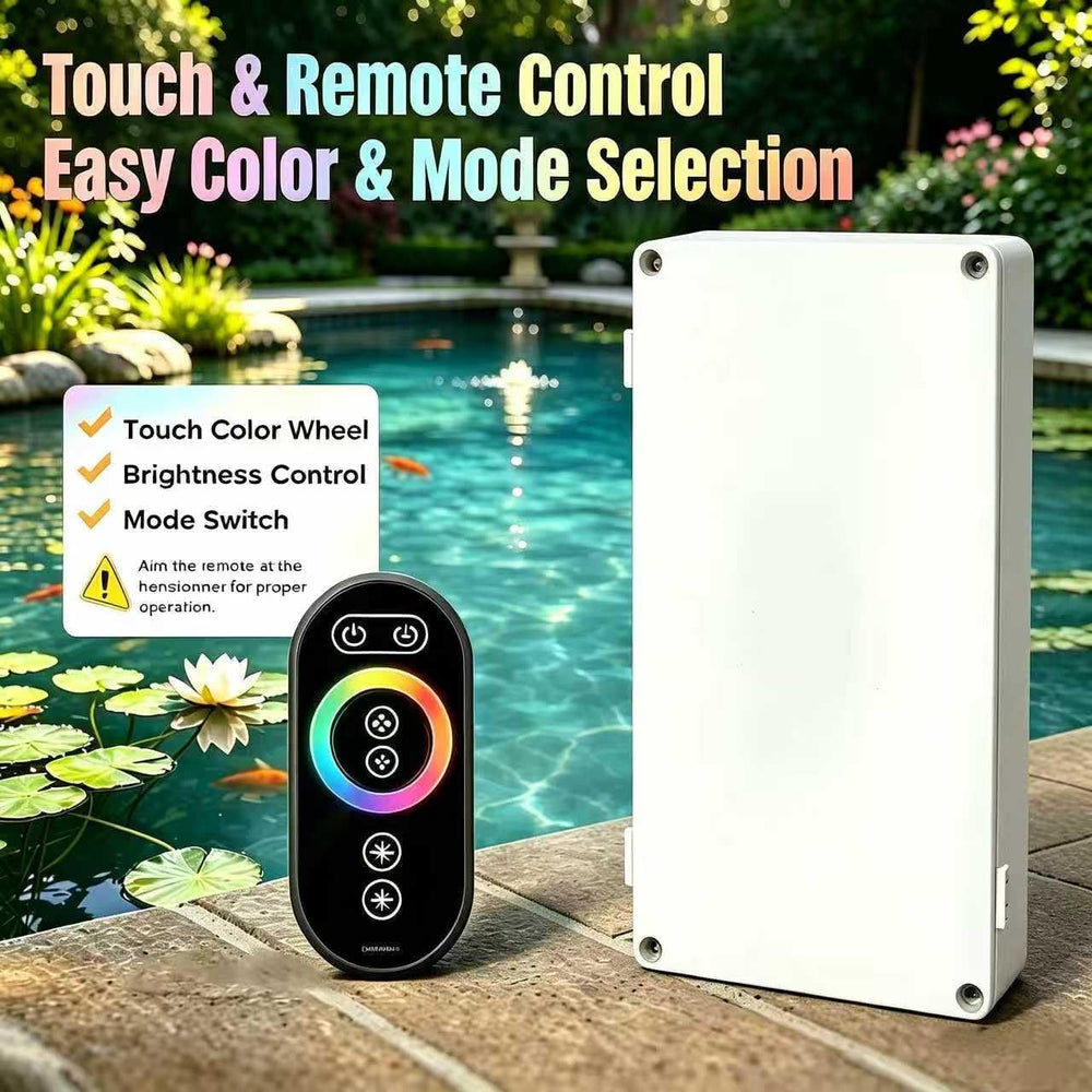 Pond Fountain Aerator,Pond Aerator,with Dynamic LED RGB Lighting Adjustable M...