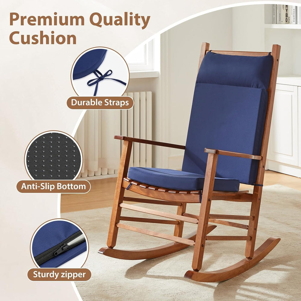 Waterproof Rocking Chair Cushions Outdoor & Indoor