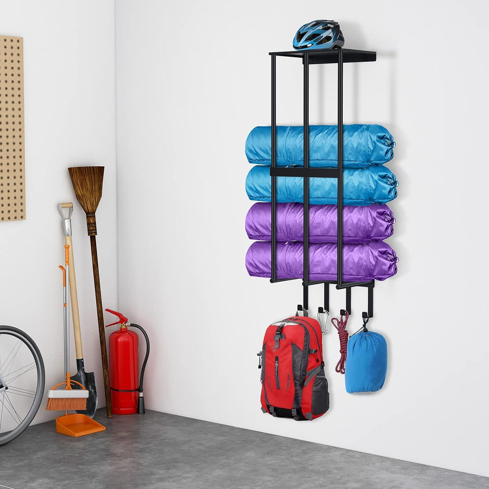 Camping Chair Wall Storage for Garage, Metal Camping Chair Storage Rack Wall ...