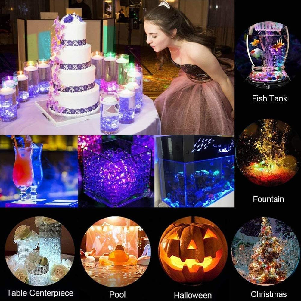 10 Pack Pumpkin Lights with Remote for Halloween Decor, Led Tea Lights