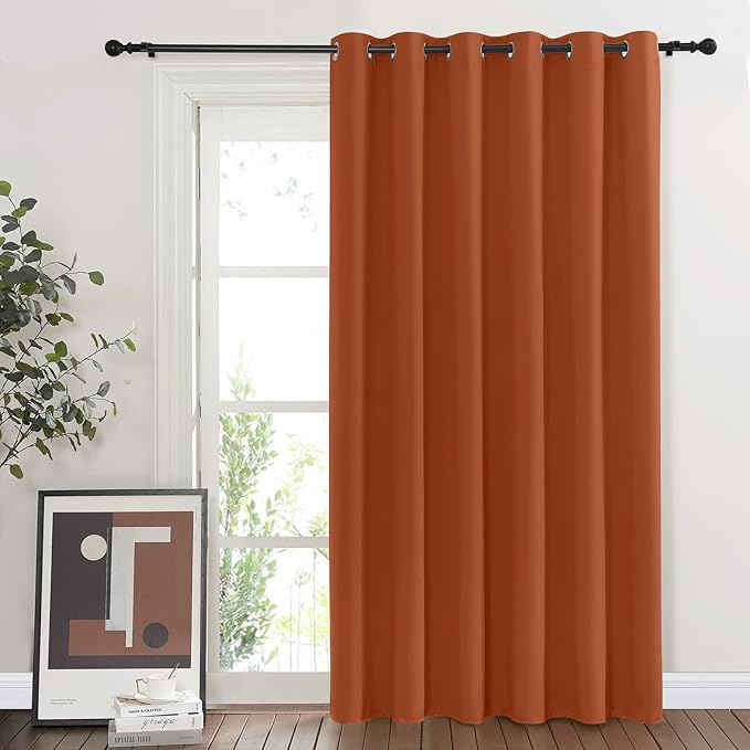 NICETOWN Patio Door Curtains Room Darkening 95" L by 84" W, Thermal...