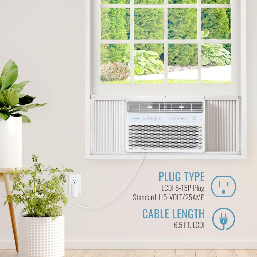 Keystone 10,000 BTU Window Mounted Inverter Air Conditioner with Quiet
