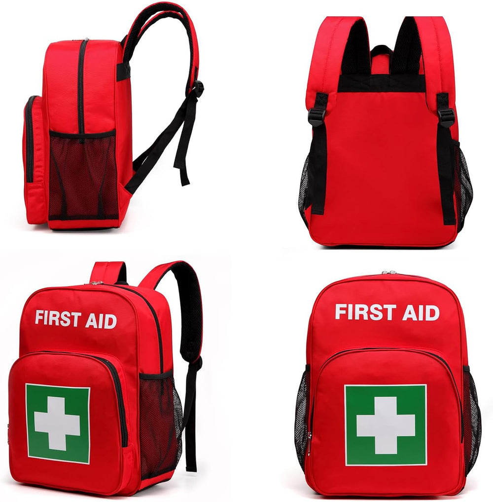 Gatycallaty Empty Durable First Aid Backpack for Workplace & Outdoors 1PC