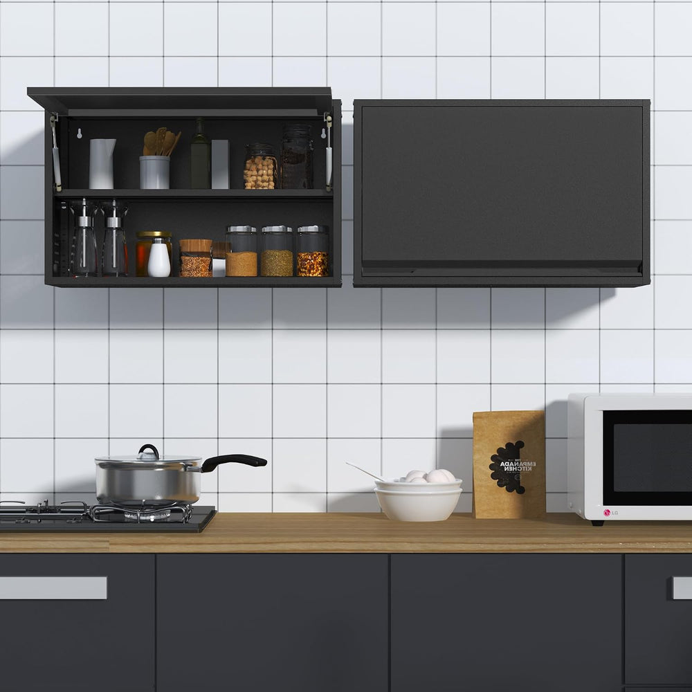 Coolsun Garage Wall Cabinet with Up-Flip Door, 19.7" H Metal Wall Cabinet