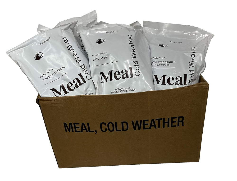 Cold Weather MCW MRE Full New Case MEALS READY TO EAT MOUNTAIN INSP 03/24 or ...