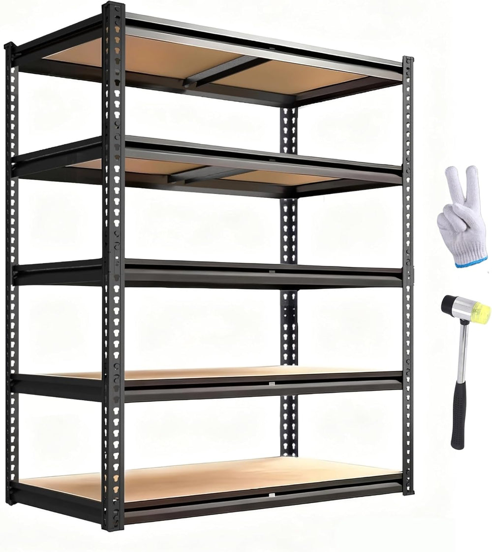 Garage Storage Shelves 72'',Ajustable Garage Shelving Units, Storage ...