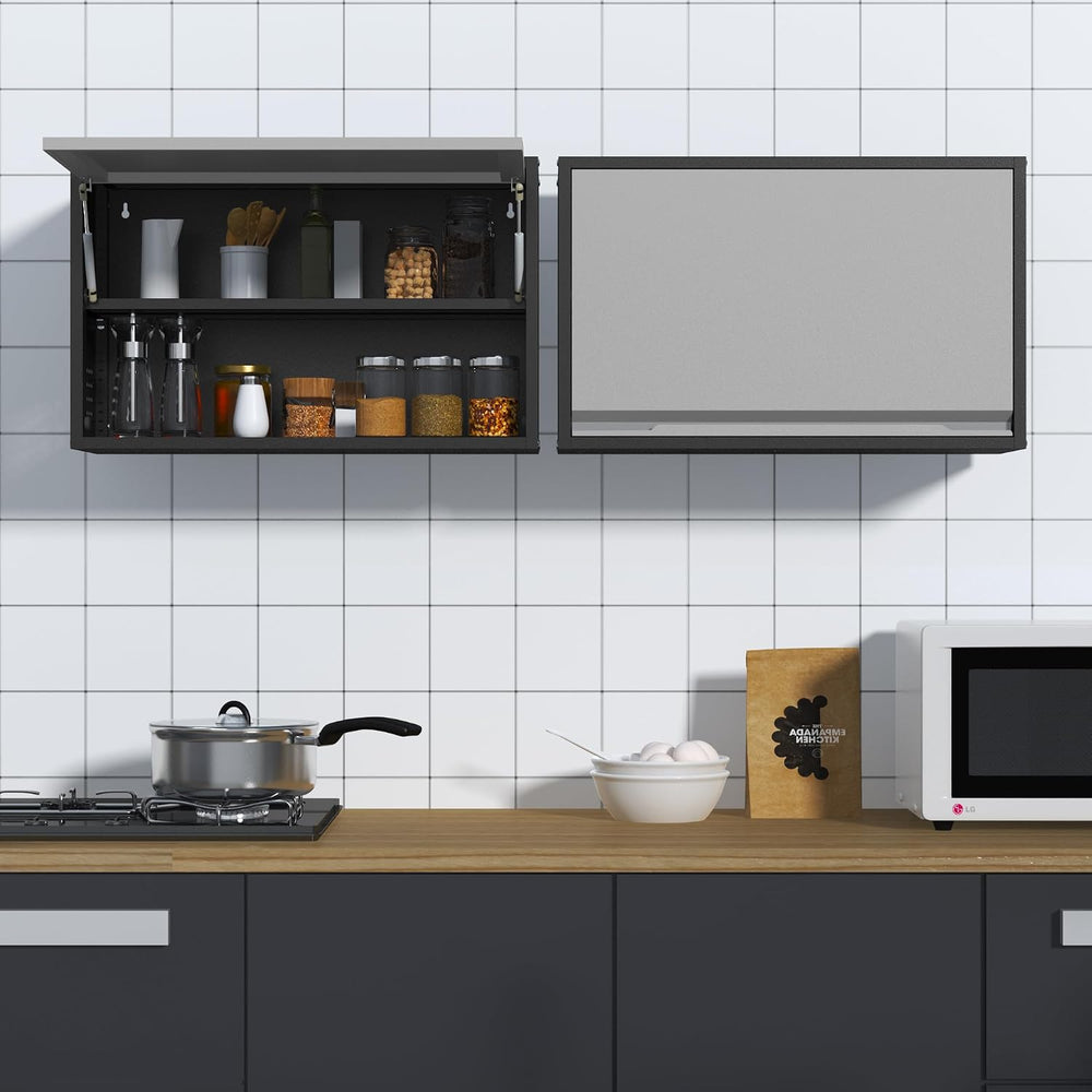 Coolsun Garage Wall Cabinet with Up-Flip Door, 19.7" H Metal Wall Cabinet