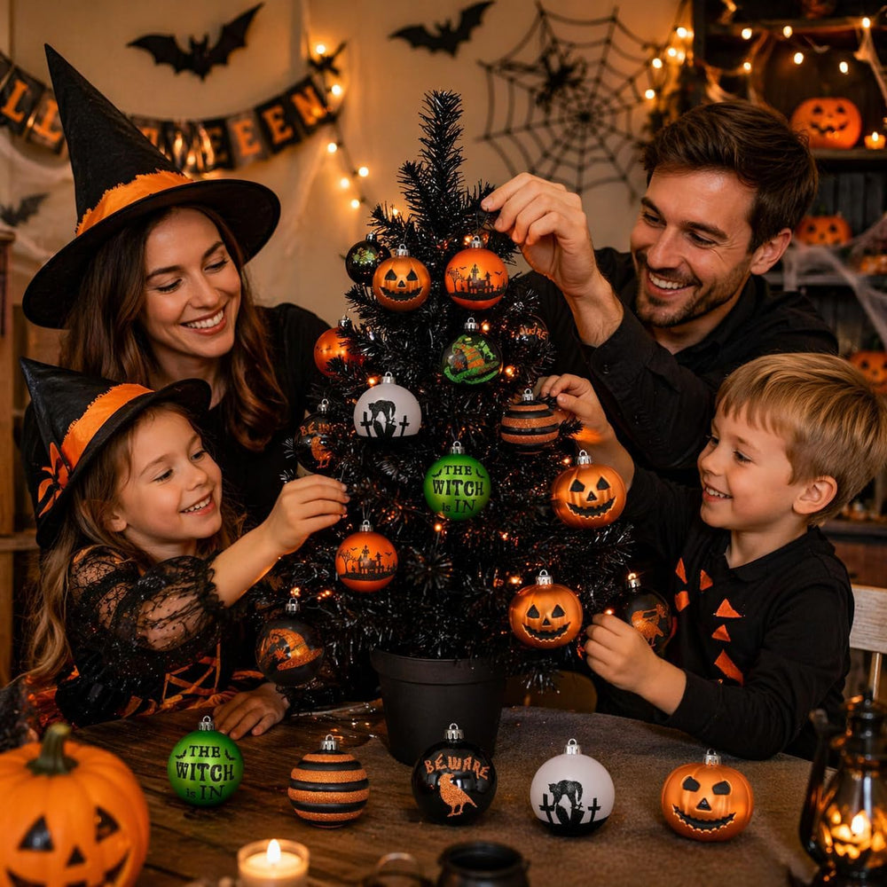 Valery Madelyn 16ct Large Halloween Ornaments Tree Decorations Indoor 3.2"