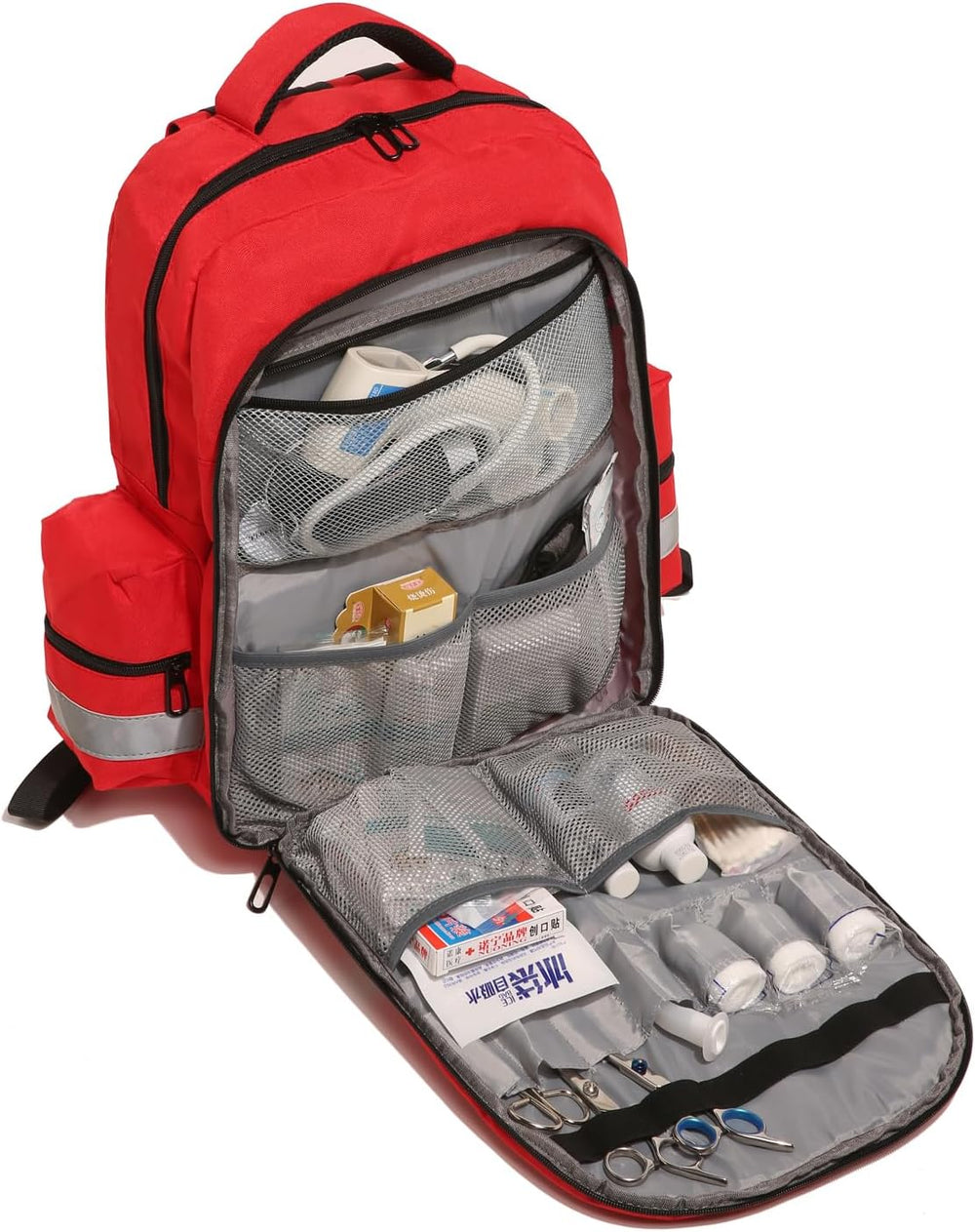 First Aid Backpack Bags for School Empty Medicine Bag for Trauma Medical Safe...