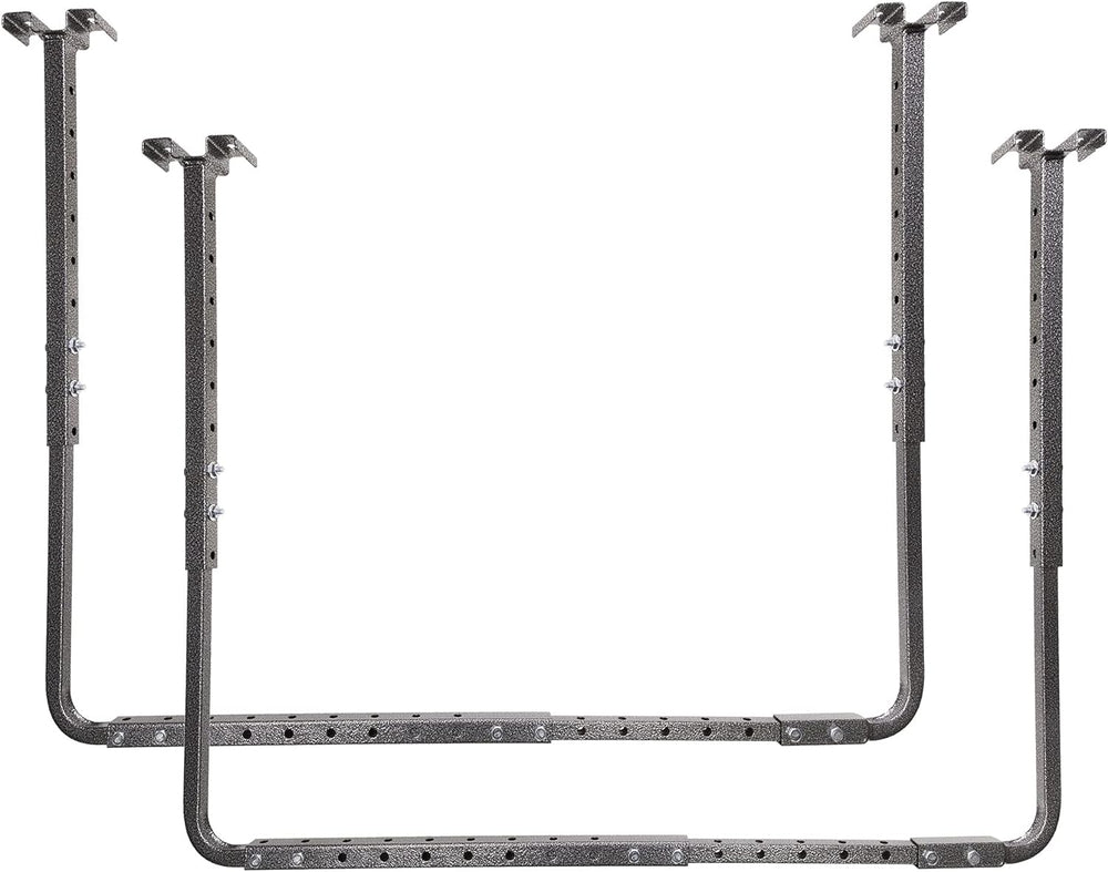 HyLoft Adjustable Garage Ceiling Mount Storage Rack Kit, Ceiling Shelving Mou...