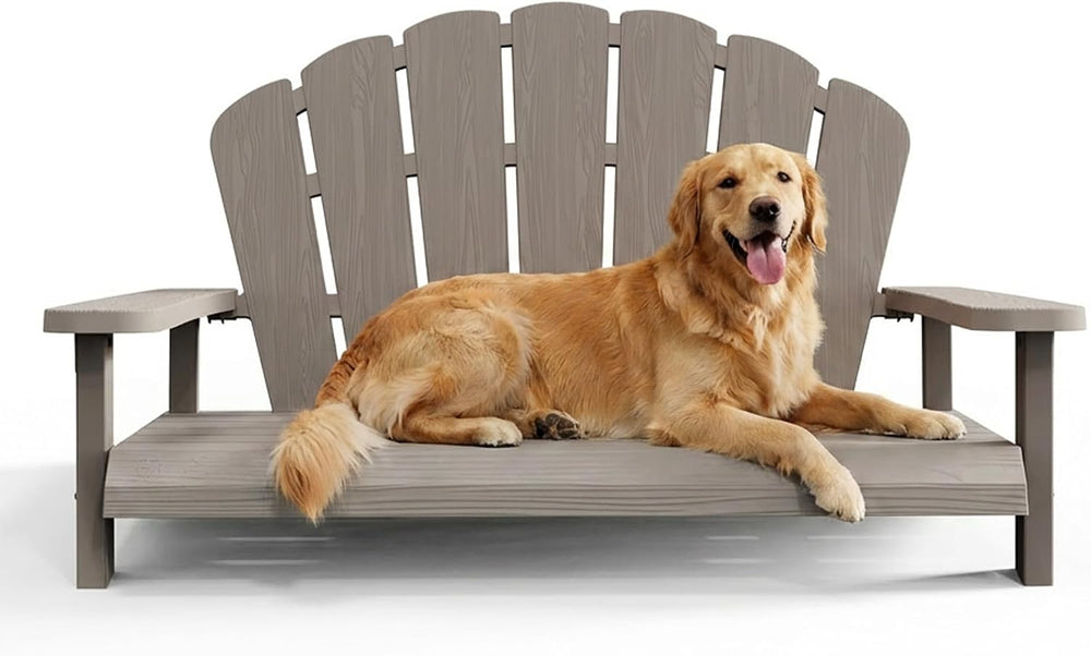 Outdoor Dog Sofa Chair, Grey, 40.24"L x 30.08"W x 20.04"H