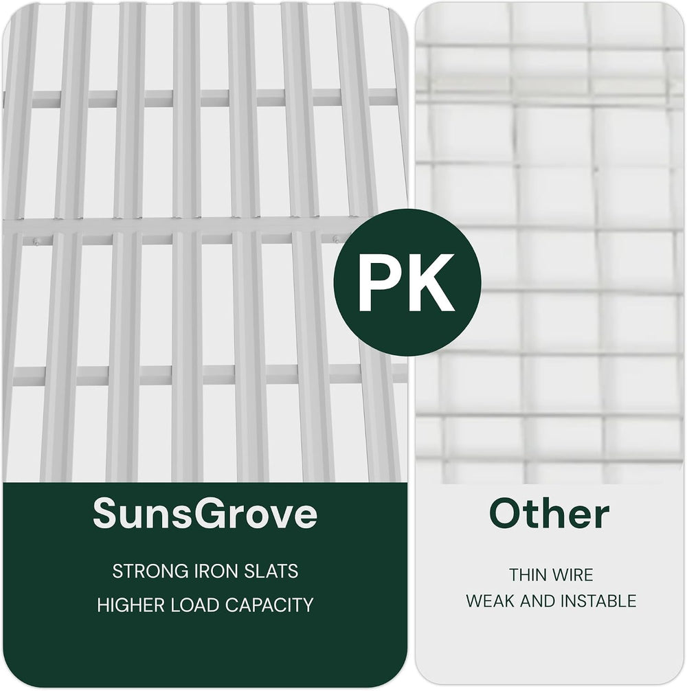 SunsGrove 2x8 Garage Storage Overhead Rack Organization, Adjustable Ceiling M...