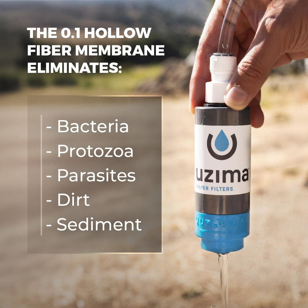 Uzima UZ-1 Water Filter Cartridge Replacement | Gravity Water Filter for UZ-2...