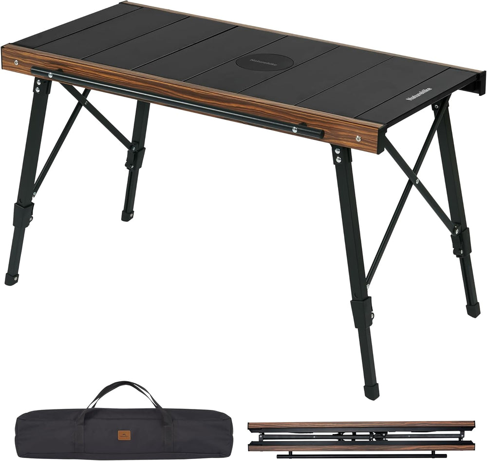 Naturehike IGT Camping Table, Height Adjustable, Expandable Cooking Area