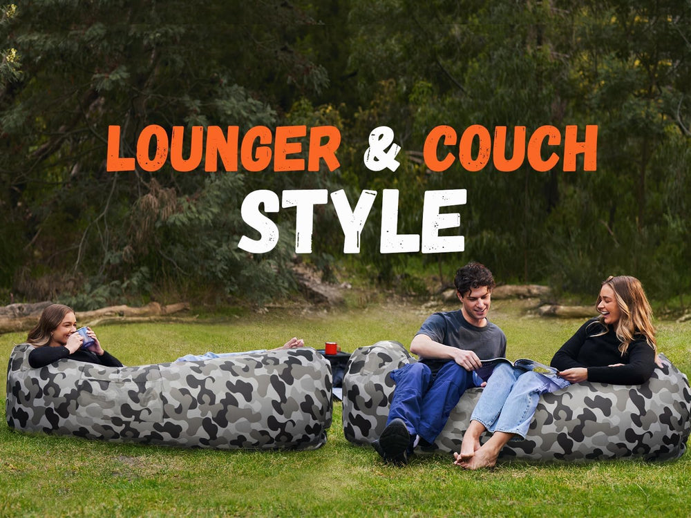 WEKAPO Inflatable Couch Air Lounger Chair - Camping & Beach Accessories, ...