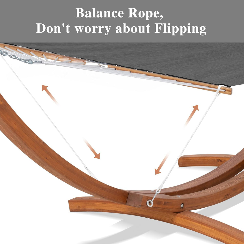 Quick Dry Hammocks Standing Backyard Hammock with Stand, 2 Person Heavy Duty ...