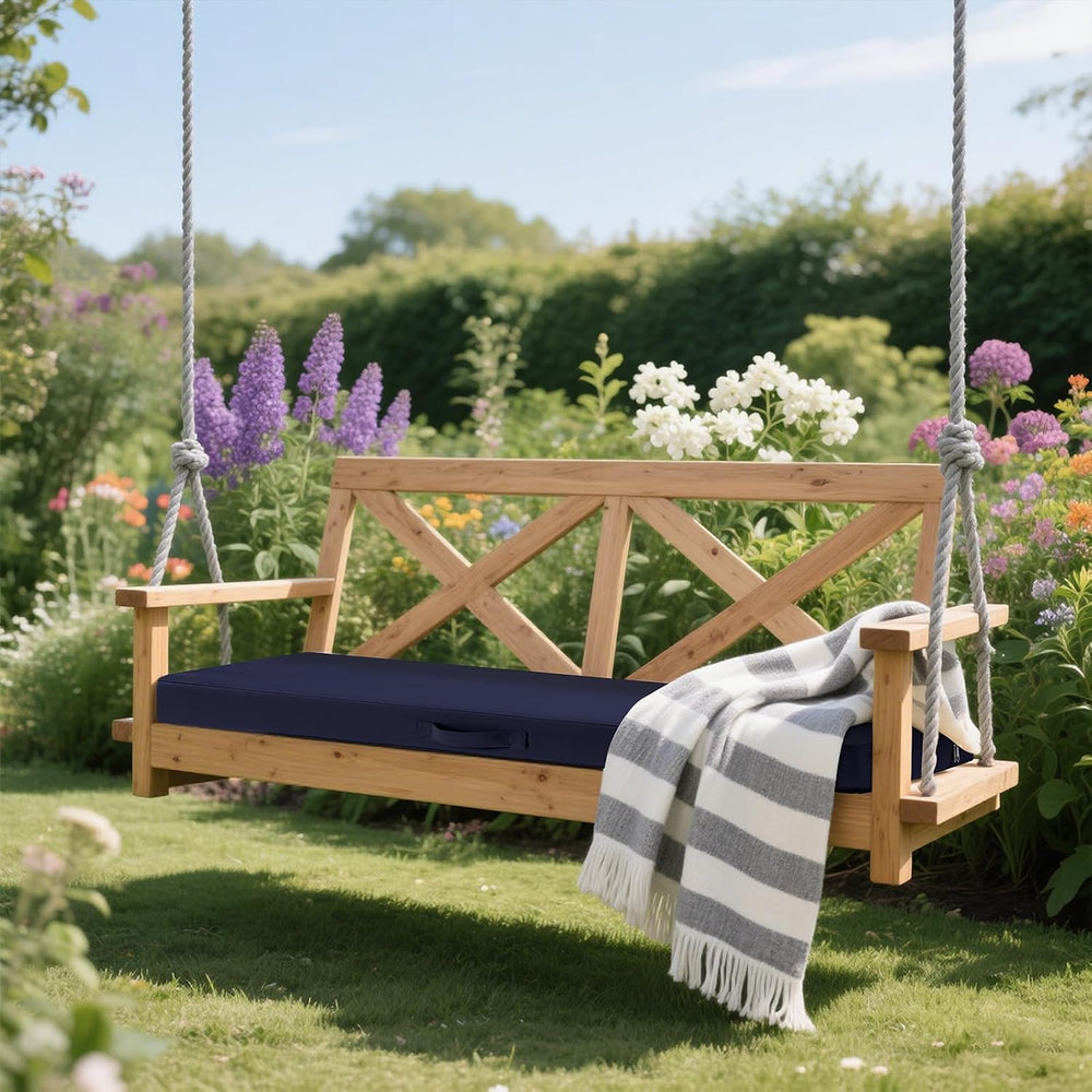 SHACOS Outdoor Bench Cushions 54 x 16 x 3.2 Inch Thick Bench Cushion