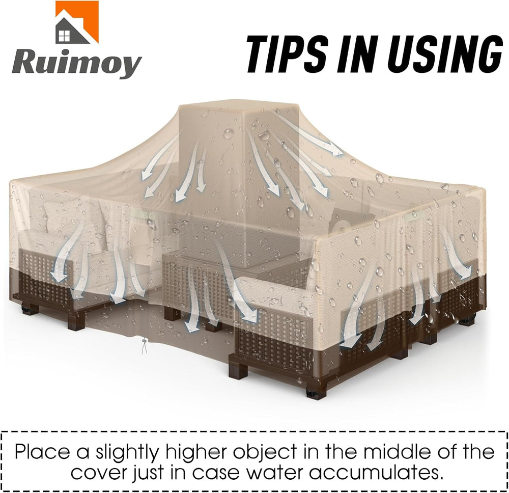 Patio Furniture Covers, Outdoor Furniture Cover Waterproof, 98L x 78W in