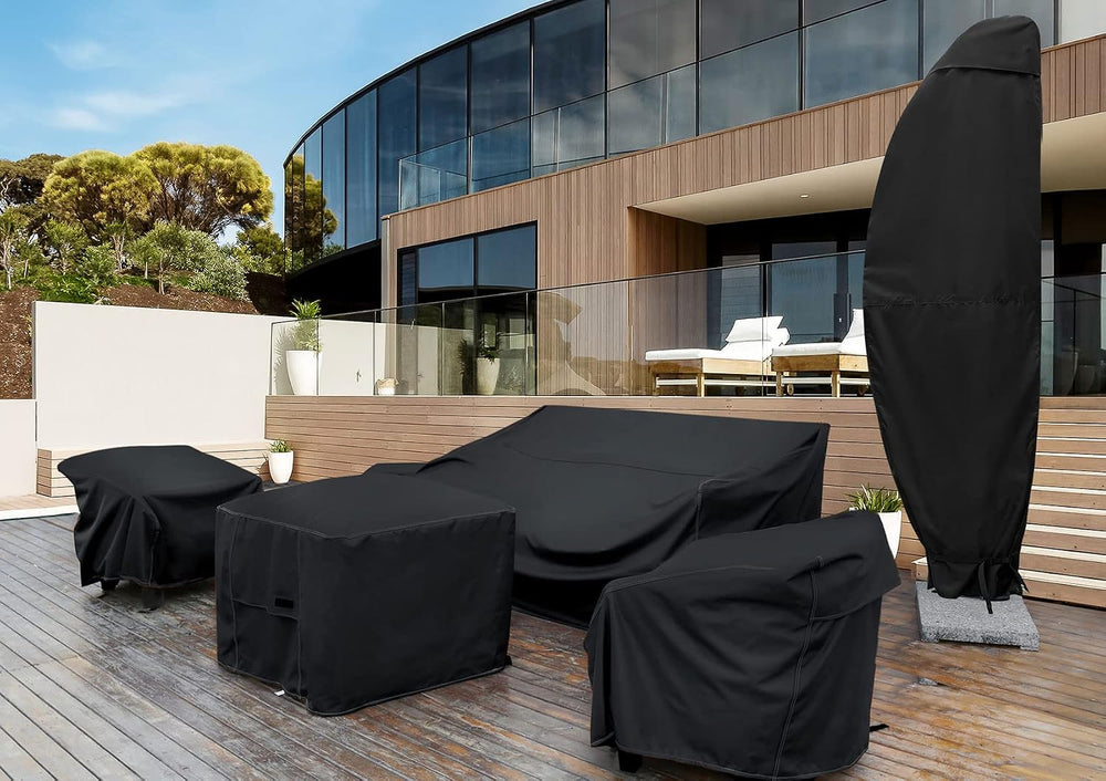 NettyPro Patio Umbrella Cover Outdoor Waterproof Cantilever Parasol Banana Um...